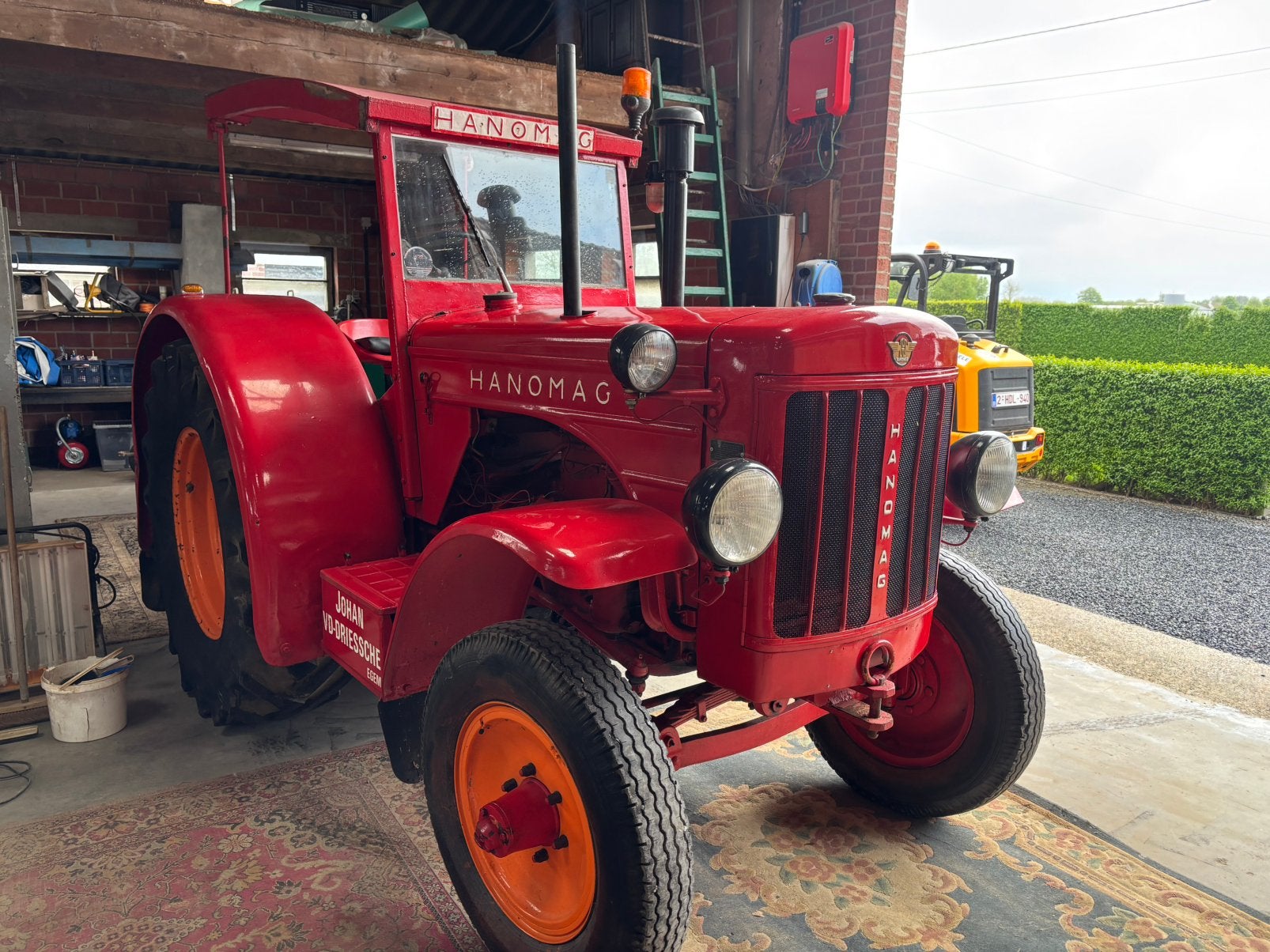 Hanomag R545 bouwjaar 1957 met dorspoulie zeer goede staat., Ophalen, Oldtimer