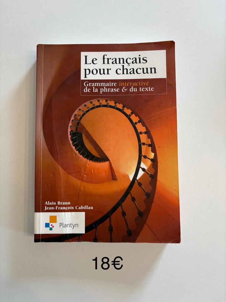 Livre le francais pour chacun, Livres, Enlèvement ou Envoi, Comme neuf