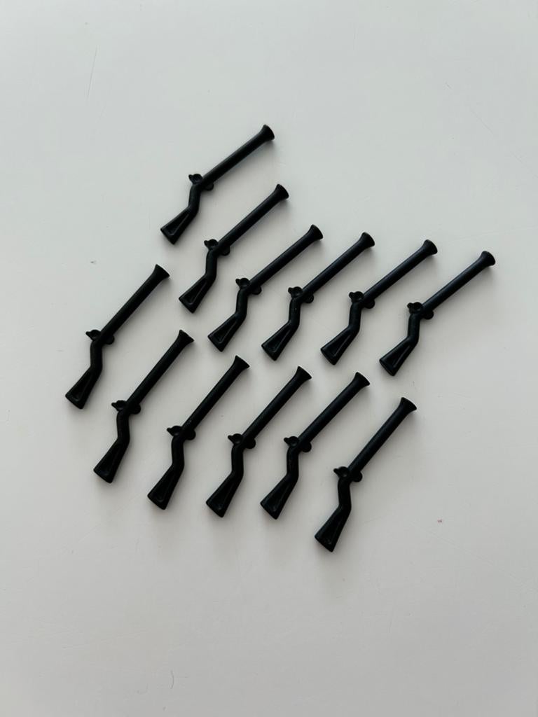 Lego flintlock musket zwart (12x), Verzenden, Lego, Accessoire, Pirates