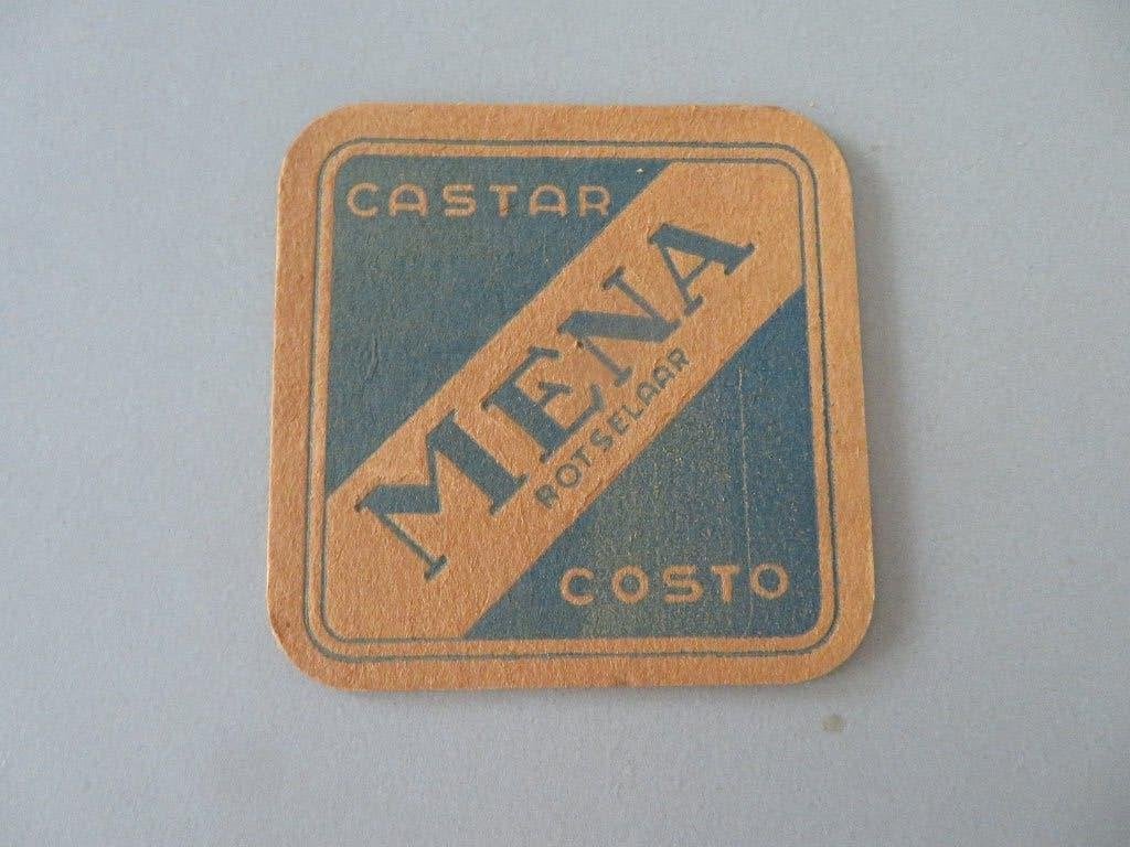 bierviltje Castar Mena Rotselaar Costo, Collections, Enlèvement ou Envoi, Comme neuf, Sous-bock, Autres marques