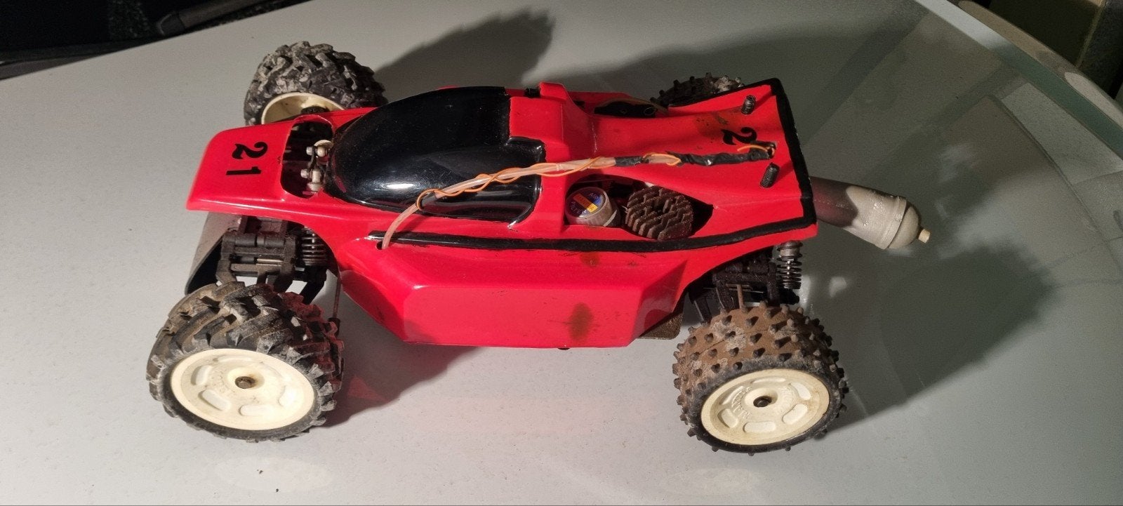 Le Mantua Junior Strap 2WD est un buggy thermique vintage, Hobby & Loisirs créatifs, Enlèvement