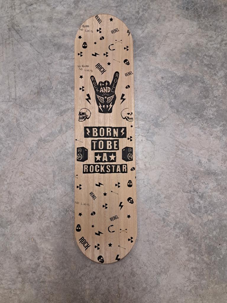 Skateboard wanddecoratie, Sport en Fitness, Skateboarden, Ophalen, Skateboard