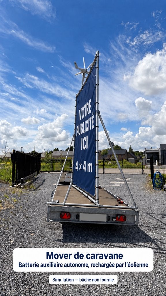 Remorque Henra 3,5 T   2019, Enlèvement, Comme neuf