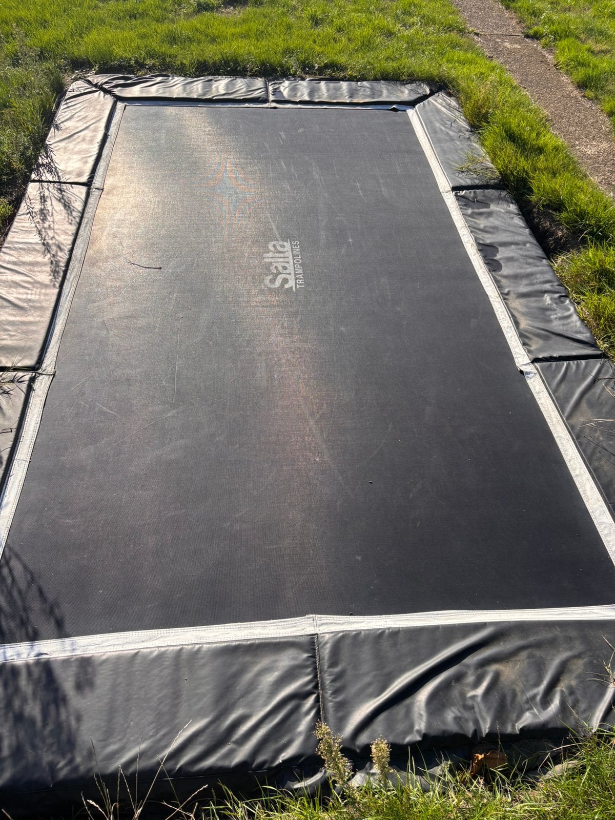 Salta trampoline 396 x 244 cm, Ophalen, Zo goed als nieuw