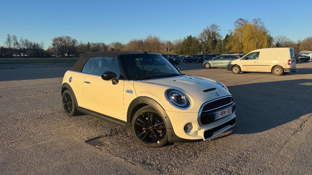 Mini Cooper Sport Cabrio, Auto's, Automaat, Achterwielaandrijving, Zwart, Cabriolet