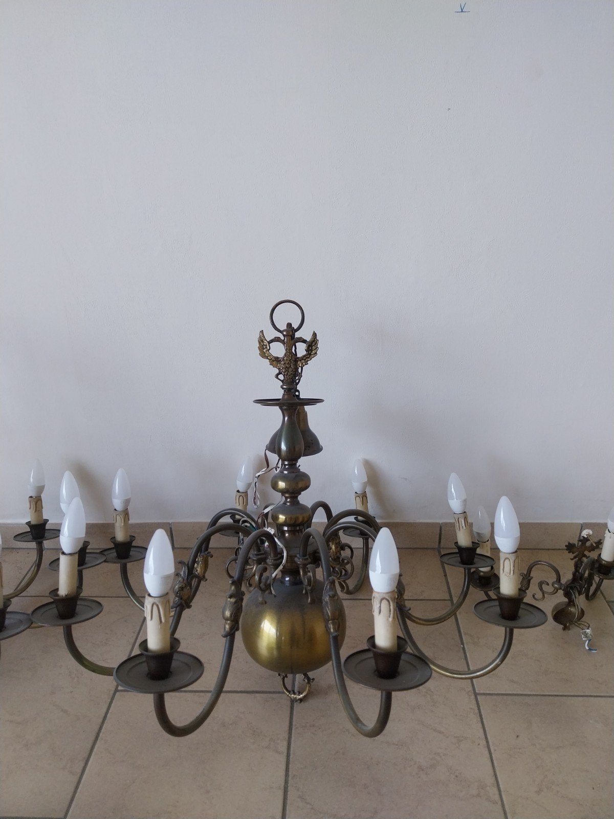 Vintage lampen 4 stuks, Ophalen