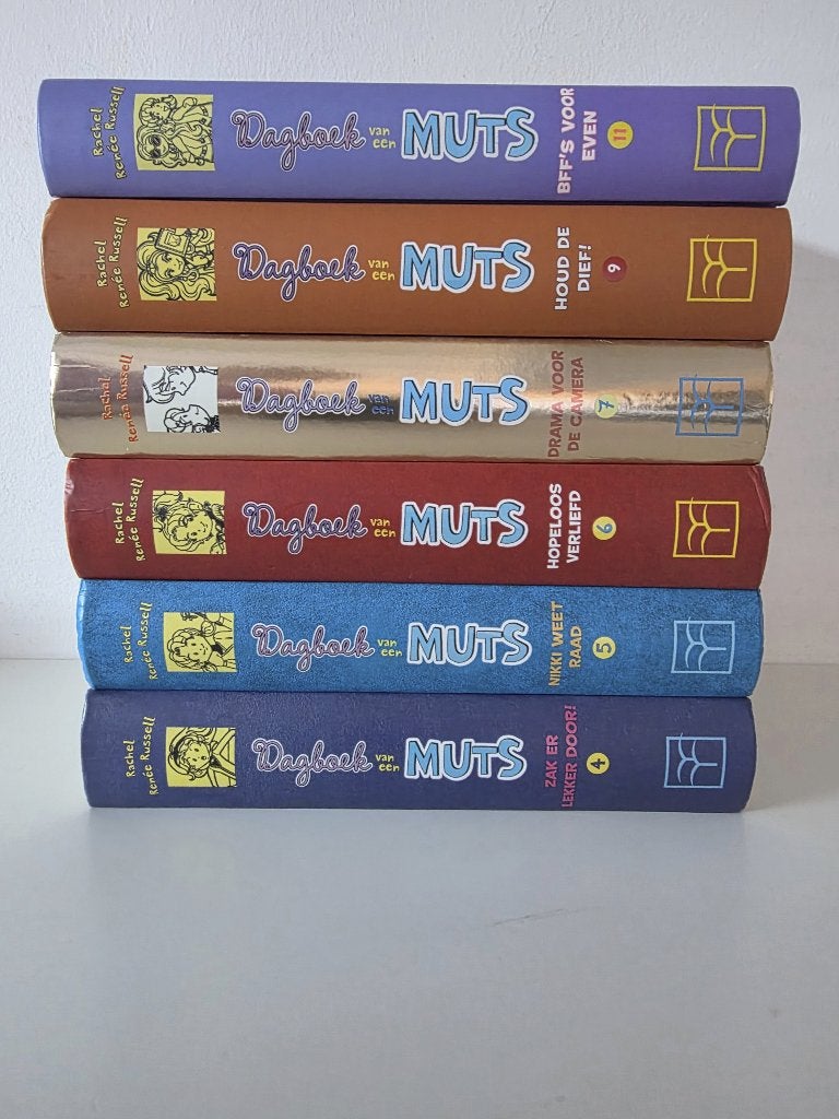 6 jeugdboeken : Dagboek van een Muts, Boeken, Ophalen of Verzenden