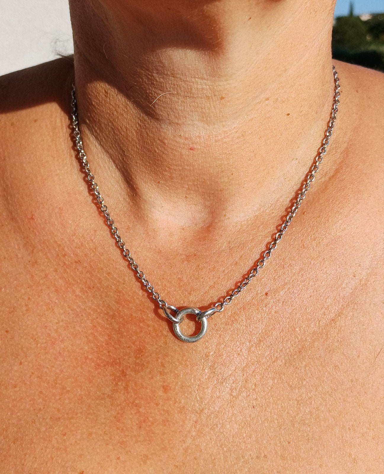 TiSento ketting 925 zilver, Handtassen en Accessoires, Kettingen, Ophalen of Verzenden, Zilver, Zilver