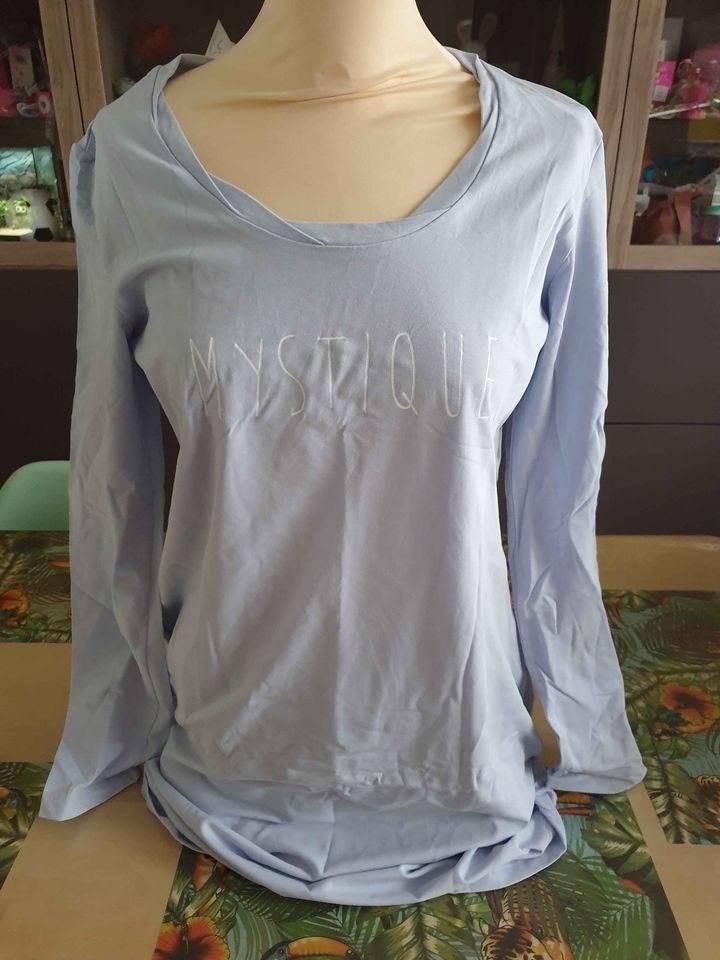 Mystique lichtblauw nachtkleed dames Mylene home&interieur, Enlèvement ou Envoi, Neuf, Taille 38/40 (M)