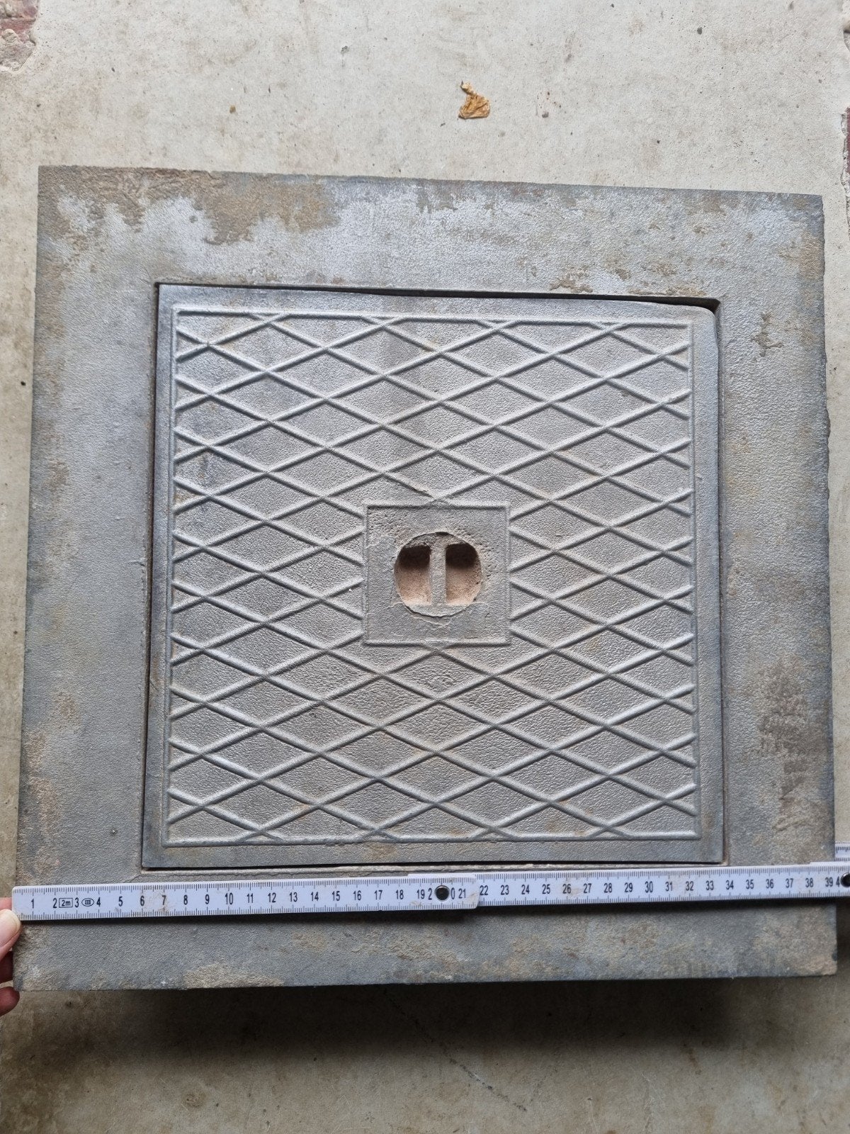 Putdeksel ABZ 40x40, Bricolage & Construction, Enlèvement, Utilisé, Aluminium