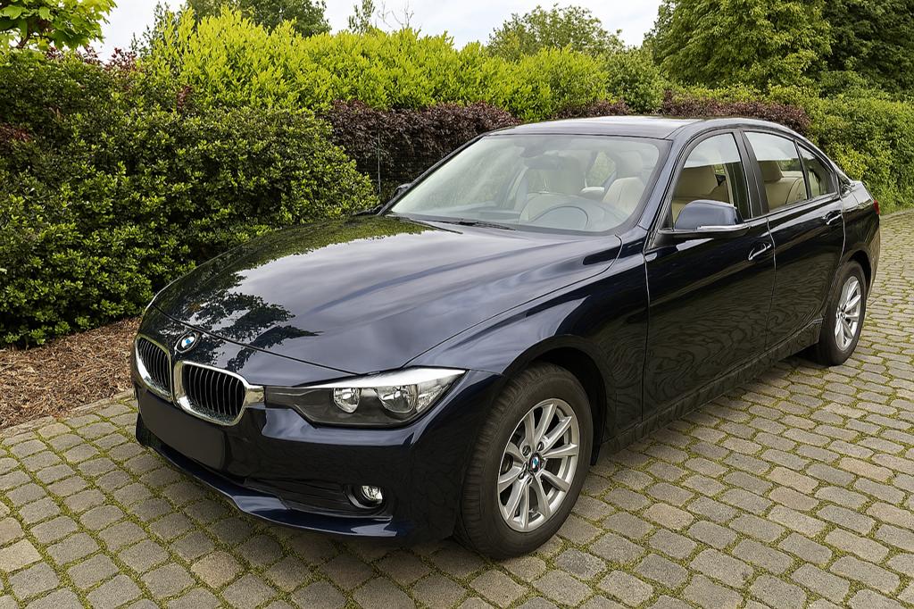 Mooie BMW 316, Auto's, BMW, Achterwielaandrijving, Beige, Blauw, Leder