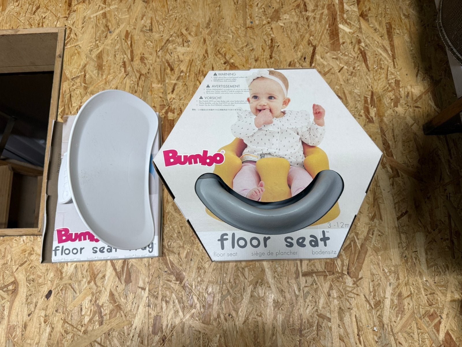 Bumbo stoeltje + tafel, Enlèvement, Utilisé