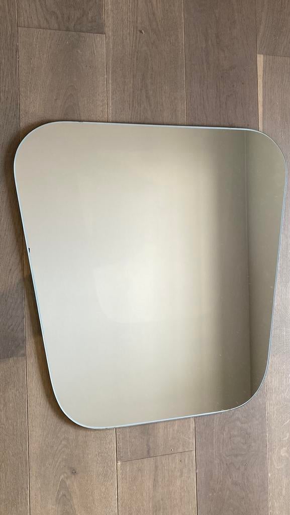 Spiegel miroir Duro Brevette nr 74 / H 65 cm B 60 cm, Ophalen, Overige vormen, 50 tot 100 cm, Minder dan 100 cm