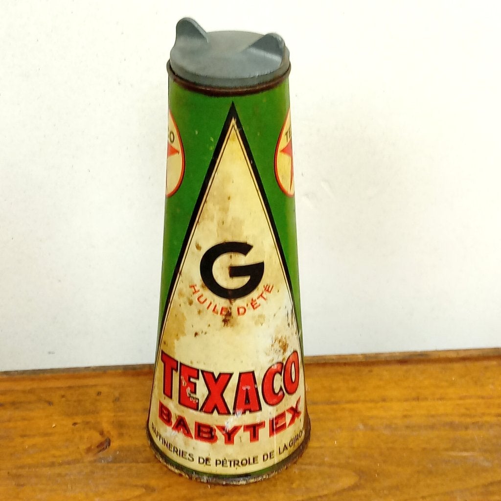 Zeer zeldzaam olieblik TEXACO, Verzamelen, Ophalen of Verzenden, Gebruikt
