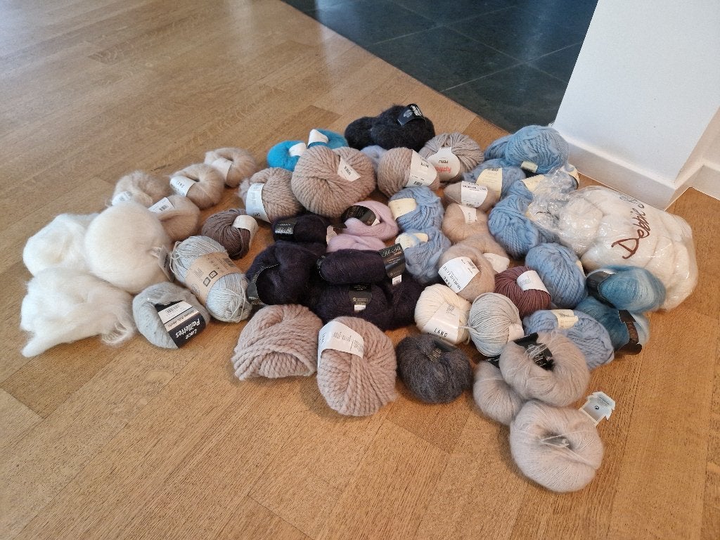 Lot de laine de luxe, Enlèvement ou Envoi, Neuf, Tricot ou Crochet, Laine ou Fils