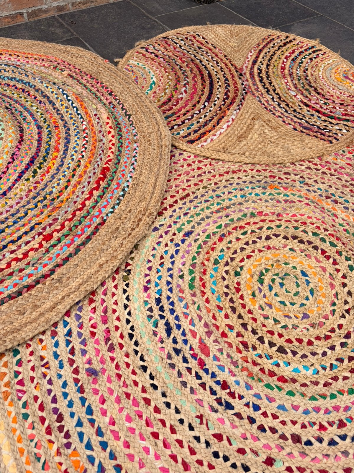Rotan tapijten, Ophalen, Gebruikt, Rond, 150 tot 200 cm