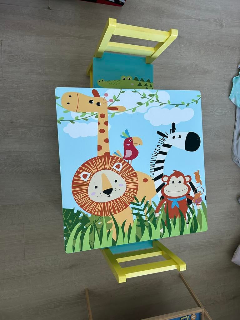 Kindertafel met 2 stoelen, Kinderen en Baby's, Ophalen, Zo goed als nieuw