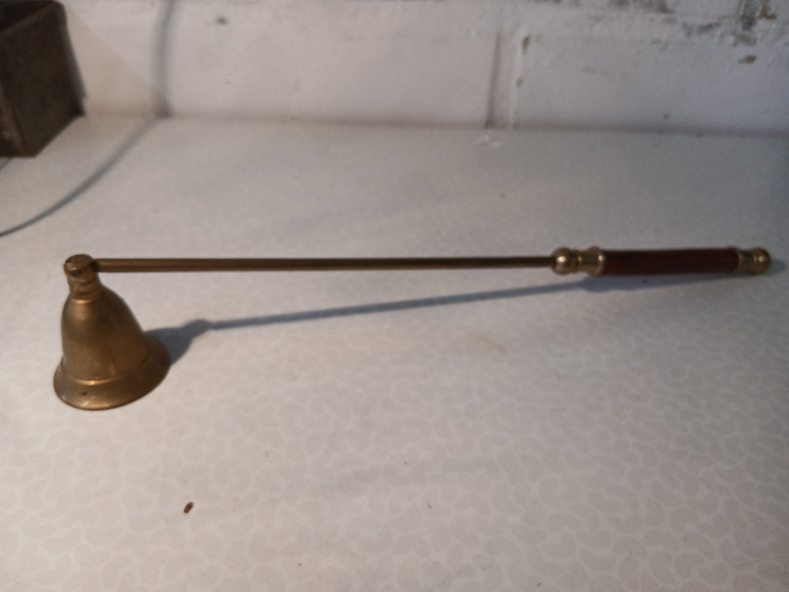 Kaarsendover messing 30cm, Antiek en Kunst, Ophalen of Verzenden