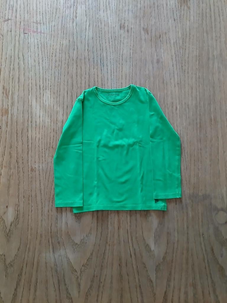 Felgroene Mambotango longsleeve – Maat 4Y (104), Kinderen en Baby's, Gebruikt, Jongen of Meisje, Ophalen of Verzenden, Shirt of Longsleeve