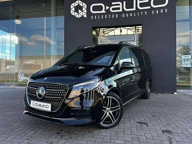Mercedes-Benz V 250 D AMG Line Dubbel Cabine / MBUX+ /, Auto's, Mercedes-Benz, Automaat, Zwart, Bedrijf, USB