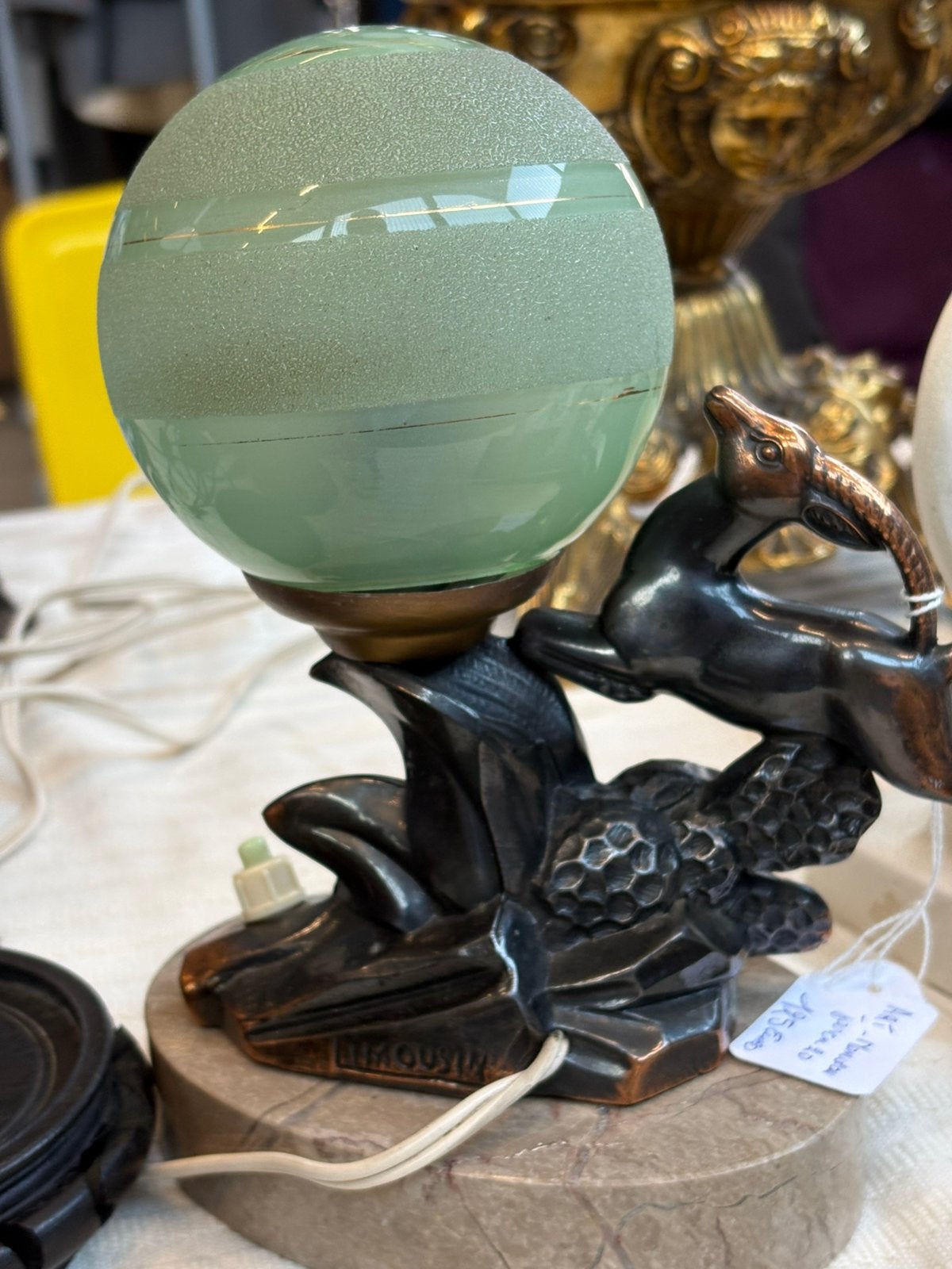 Art-nouveau. Sfeerlampje, Antiek en Kunst, Ophalen