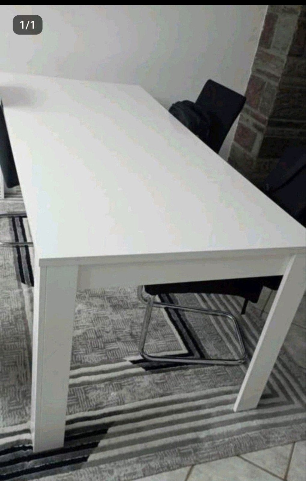 Hoogglans eettafel 90 x 200. IN NIEUWSTAAT, Huis en Inrichting, Ophalen