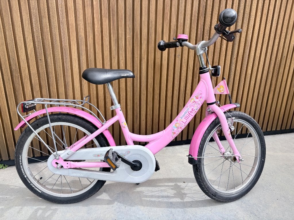Puky 18 inch kinderfiets Prinses Lillifee, Ophalen, Terugtraprem, 16 tot 20 inch, Puky
