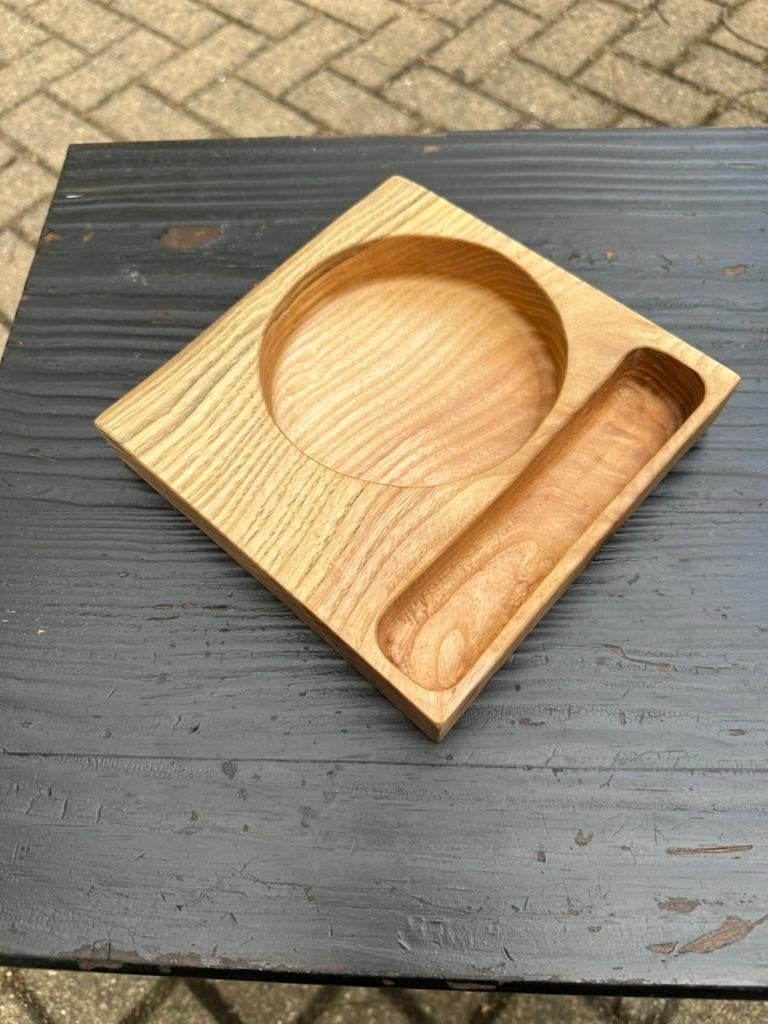 bol à tapas/apéritif en bois, unique, Enlèvement ou Envoi, Autres marques, Bois, Planche à découper/service