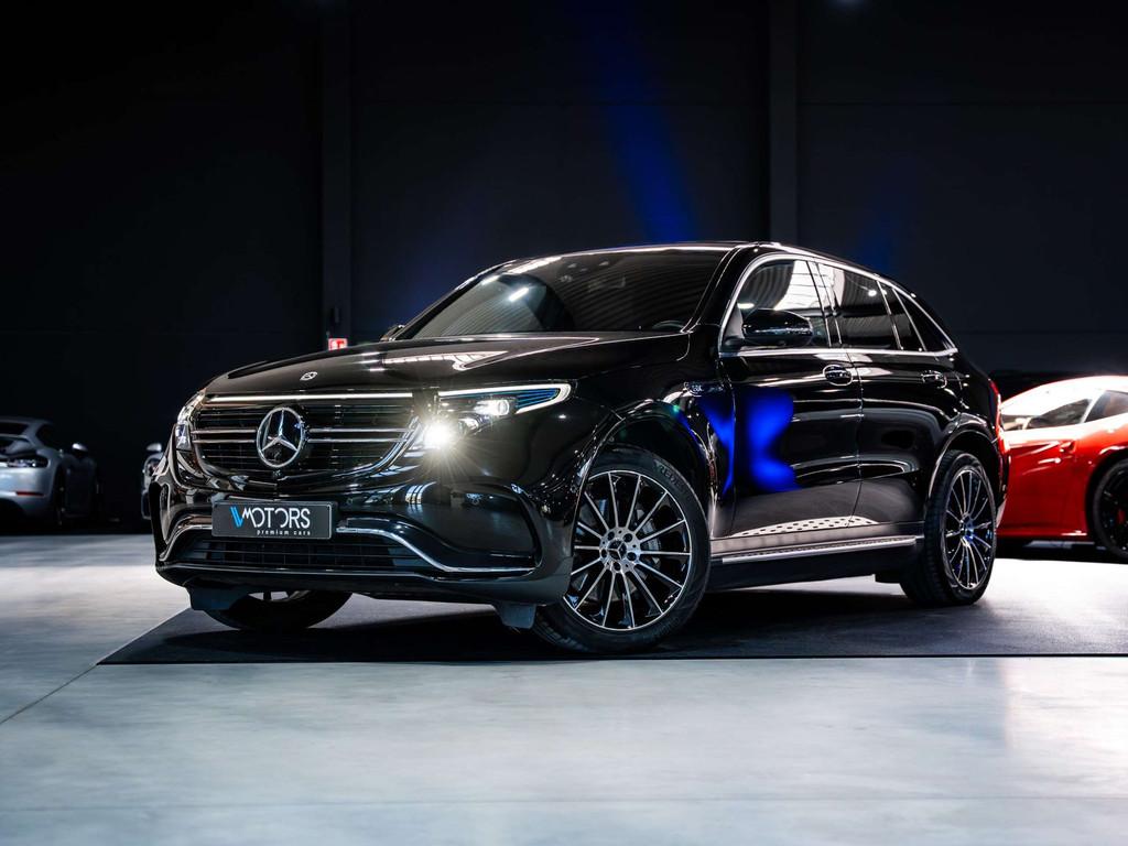 Mercedes-Benz EQC 400 4-Matic - AMG - ACC - HUD - 360 - Pa, Auto's, Automaat, Gebruikt, Zwart, Zwart