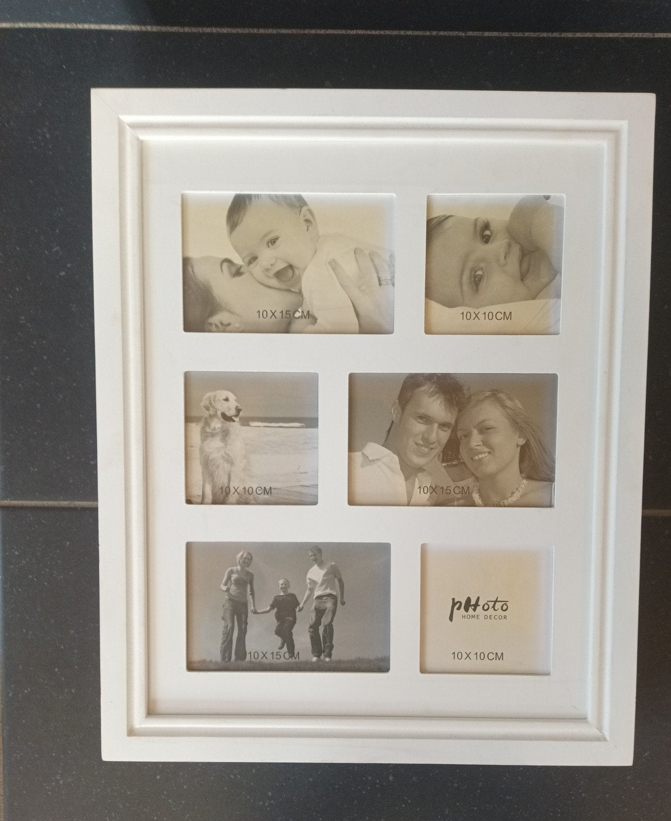 Witte fotolijst en sieradenkastje in één – 44 x 36 cm, Audio, Tv en Foto, Fotografie | Fotolijsten, Ophalen, Collagefotolijst
