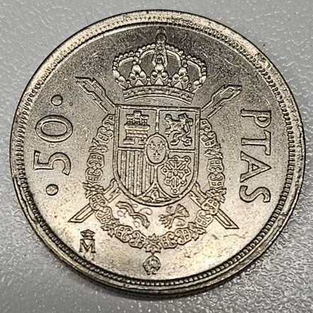 Espagne : 50 Pesetas 1982 KM #825 Ref 16889, Enlèvement ou Envoi, Autres pays, Monnaie en vrac