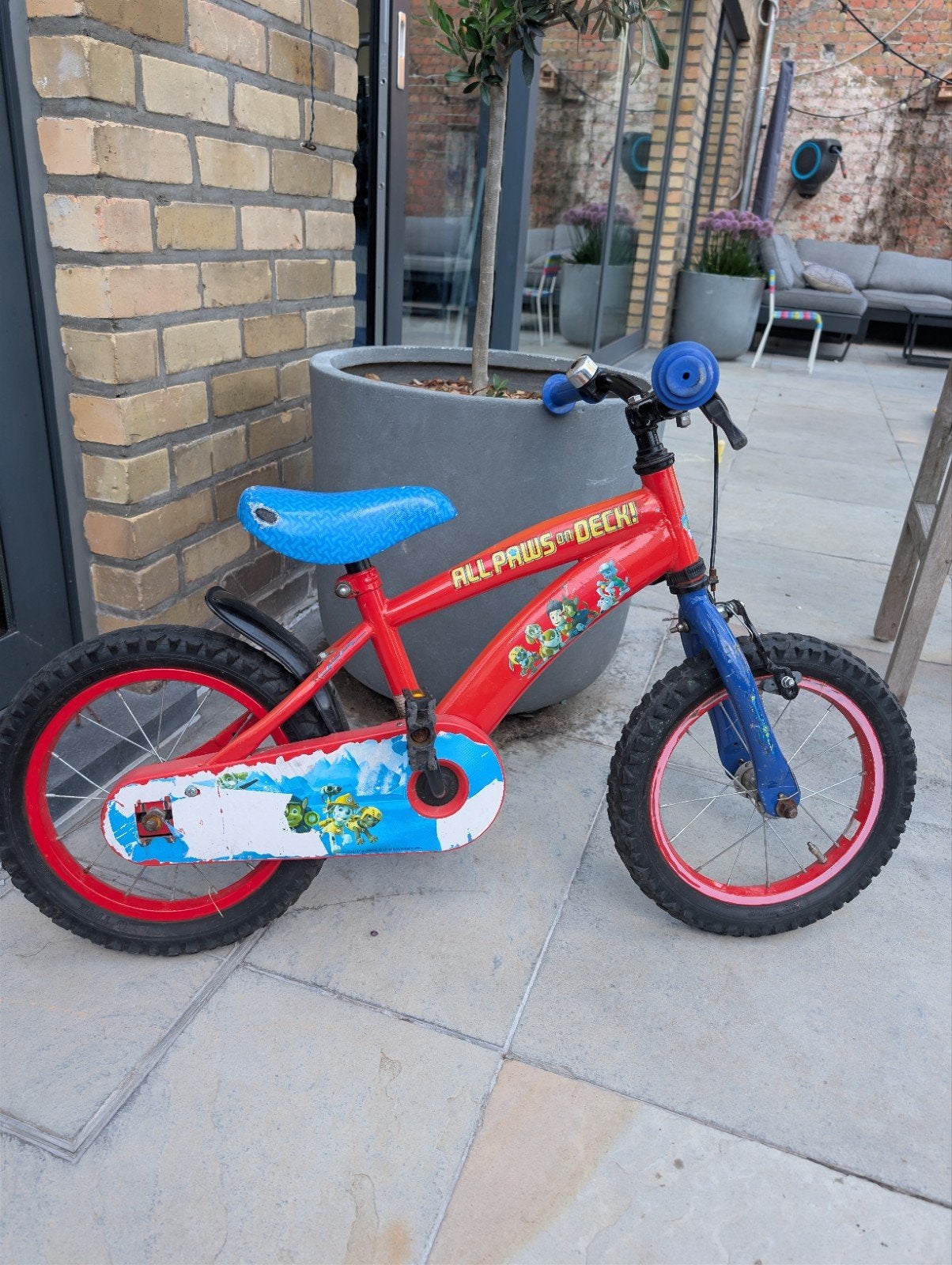 Stoere PAW Patrol Kinderfiets (12 inch), Fietsen en Brommers, Fietsen | Kinderfietsjes, Ophalen