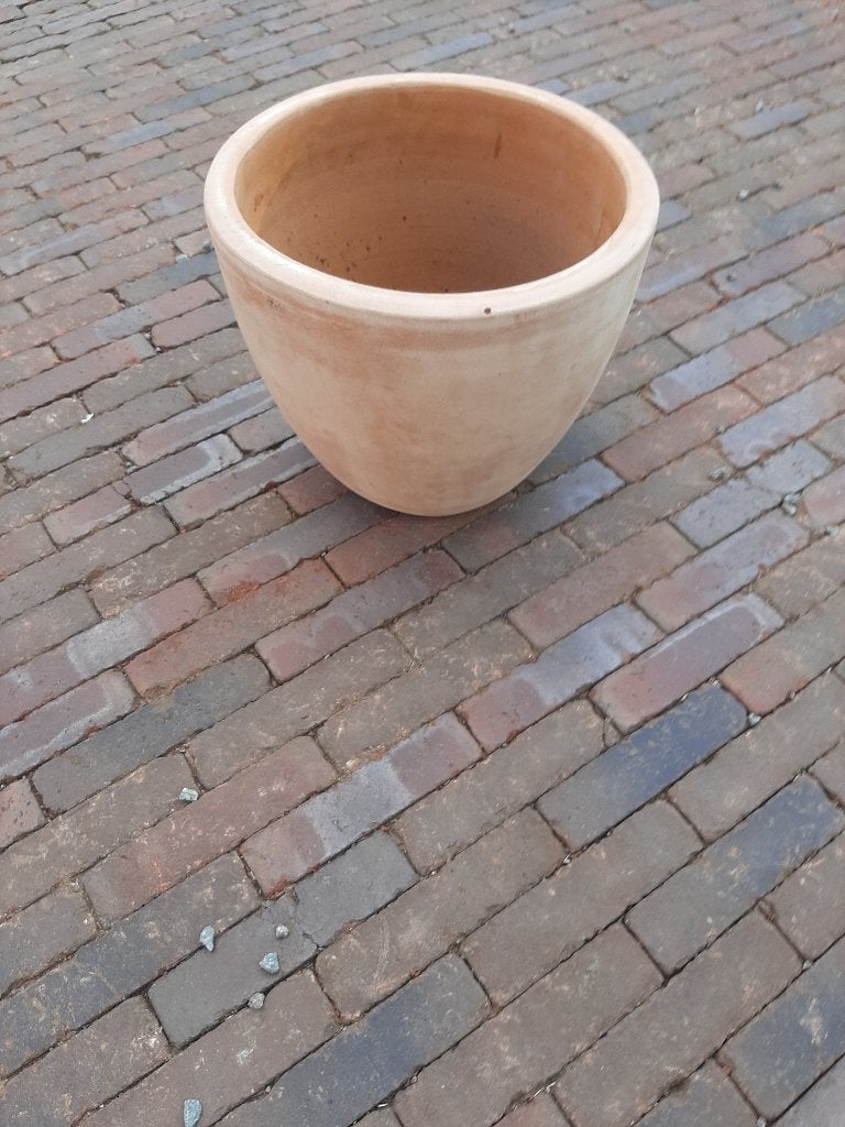 Mooie terracotta bloempot, Tuin en Terras, Zo goed als nieuw, Minder dan 40 cm, Terracotta, Balkon