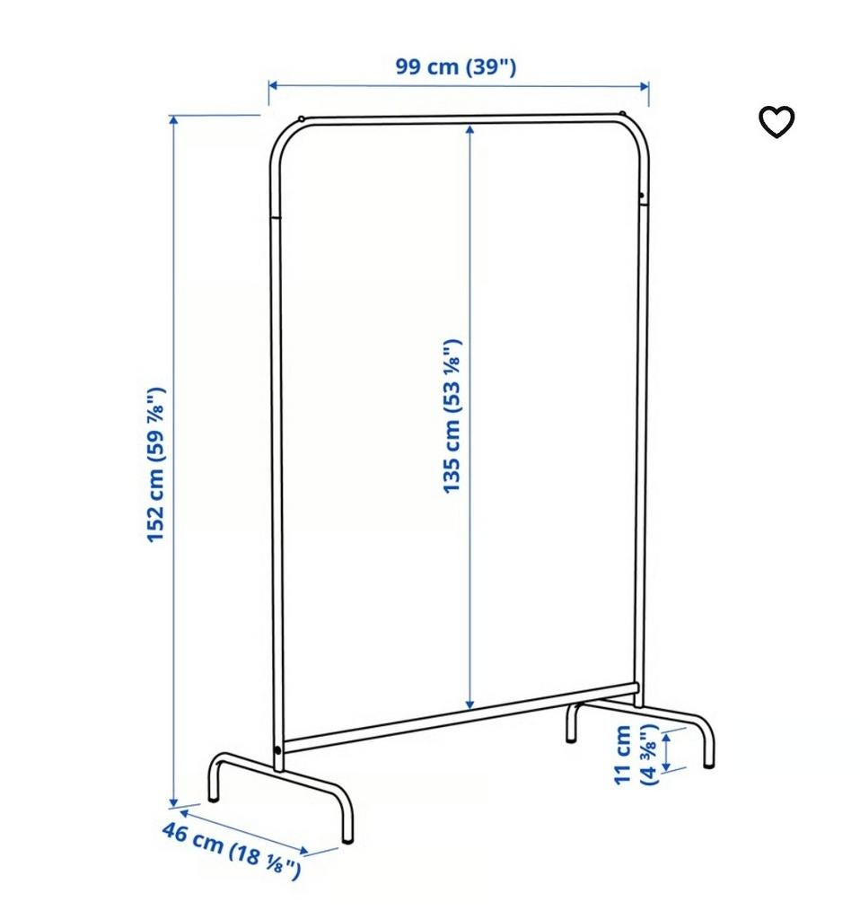 Étagère à vêtements Ikea, Enlèvement