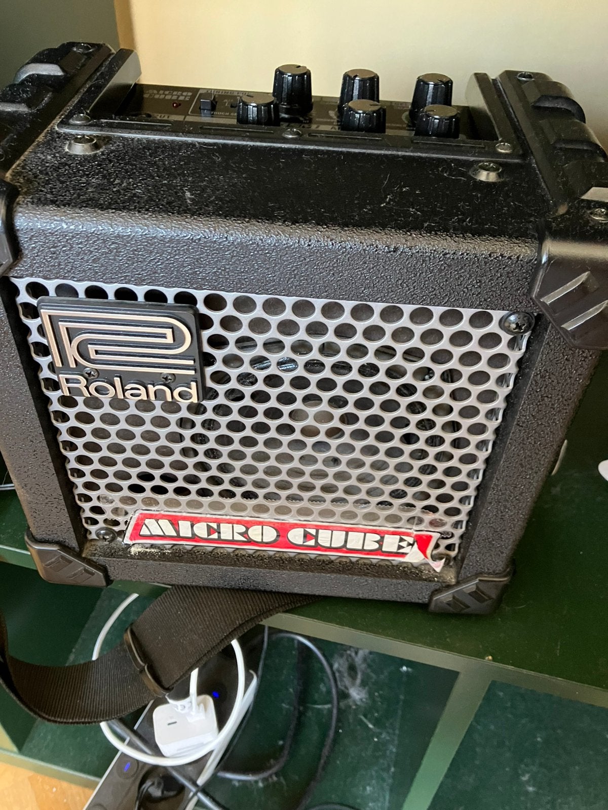 Roland micro cube, Enlèvement ou Envoi, Utilisé, Guitare, Moins de 50 watts