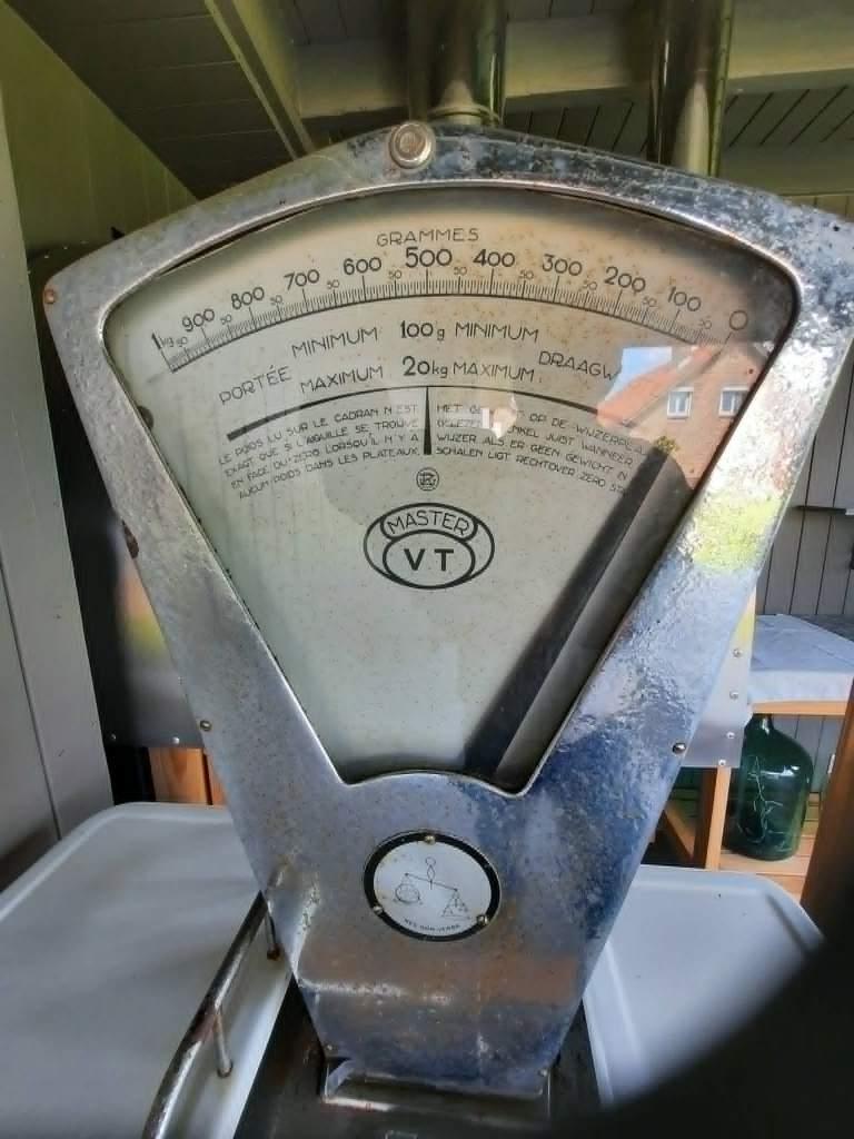 Vintage weegschaal, Ophalen, Gebruikt