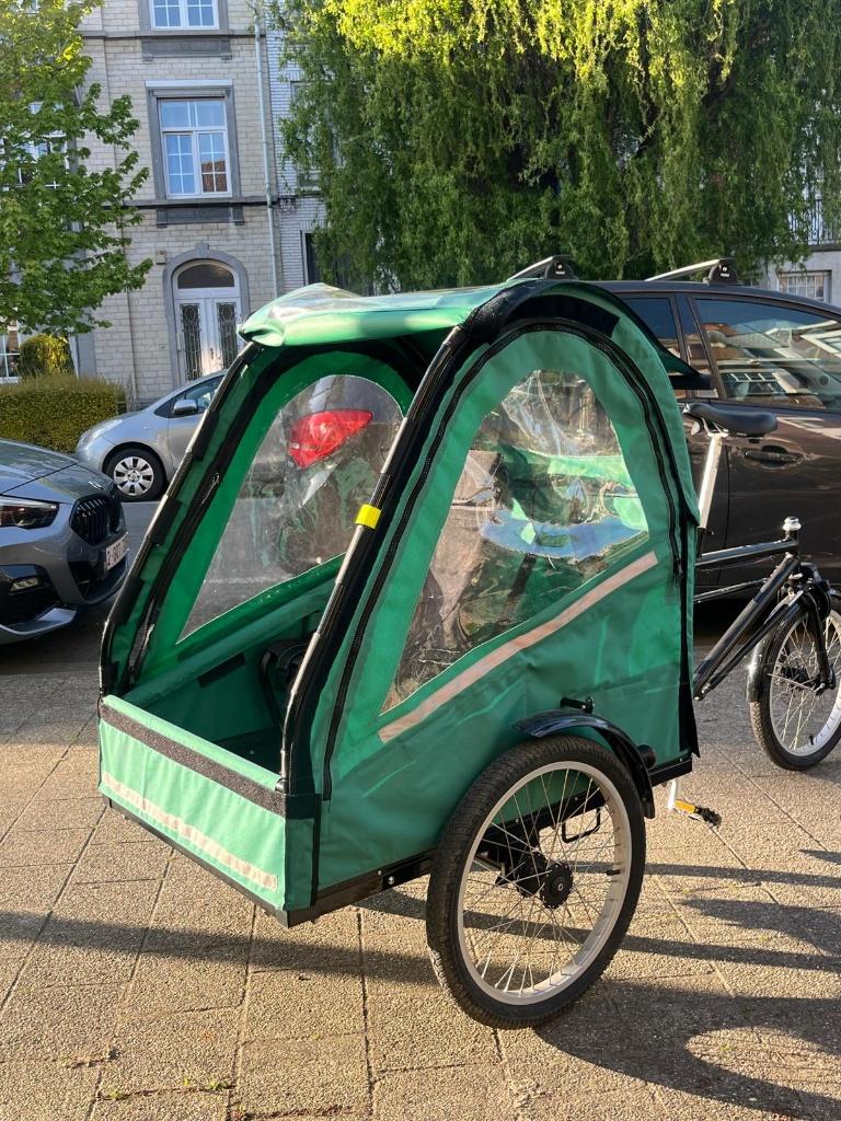  vélo cargo Bella Bike 2, Huif, Nieuw, 2 kinderen, Schijfrem