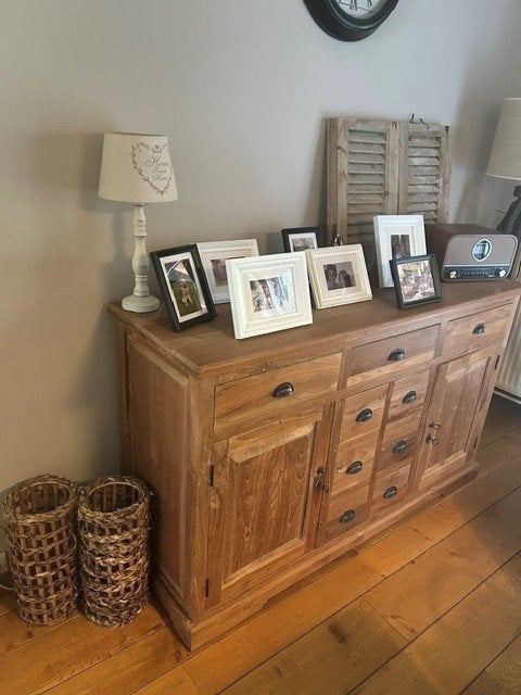 Dressoir Teak, Huis en Inrichting, Ophalen, Gebruikt, 100 tot 150 cm, Teakhout