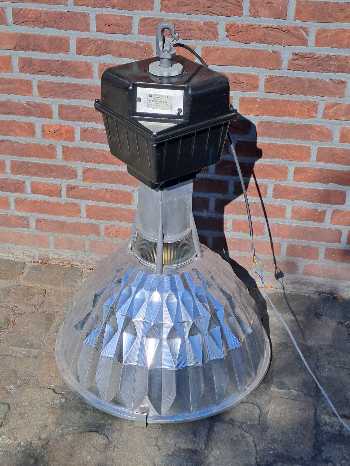Industriële hanglamp GE Lighting Systems, Ophalen, Gebruikt, Metaal, Industrieel