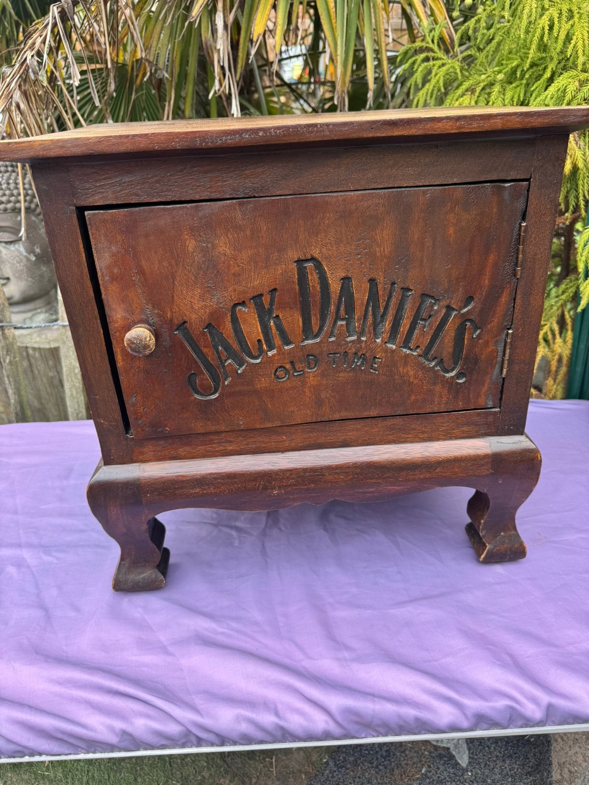Decoratie kastje whiskey jack daniel’s mancave collectors, Ophalen, Zo goed als nieuw, Gebruiksvoorwerp