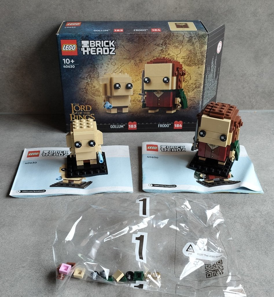 lego brickheadz lord of the rings volledige collectie, BrickHeadz, Lego, Ophalen of Verzenden, Zo goed als nieuw