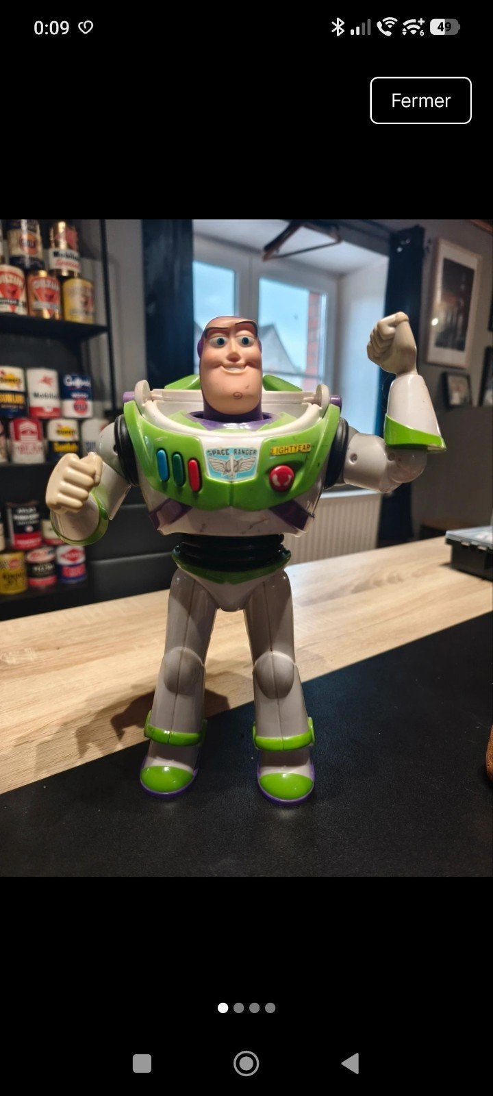 Buzz l'éclair, Envoi, Utilisé