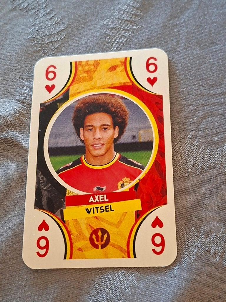 Speelkaart : Axel Witsel / Rode Duivels, Verzamelen, Ophalen of Verzenden, Zo goed als nieuw, Overige typen