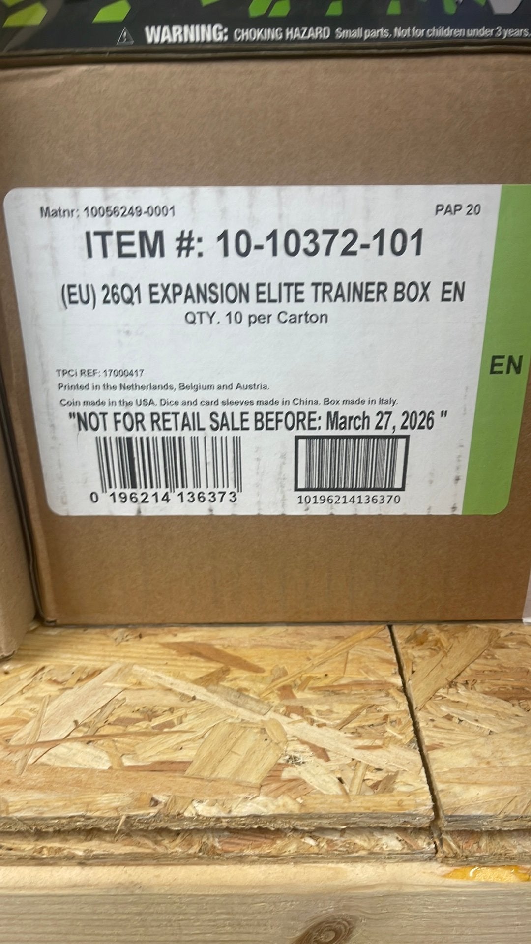 Pokemon perfect order etb case, Enlèvement, Neuf, Autres types, Foil