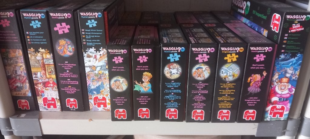 WasGij puzzels - grote keuze, Hobby en Vrije tijd, Denksport en Puzzels, Ophalen, 500 t/m 1500 stukjes, Zo goed als nieuw, Legpuzzel