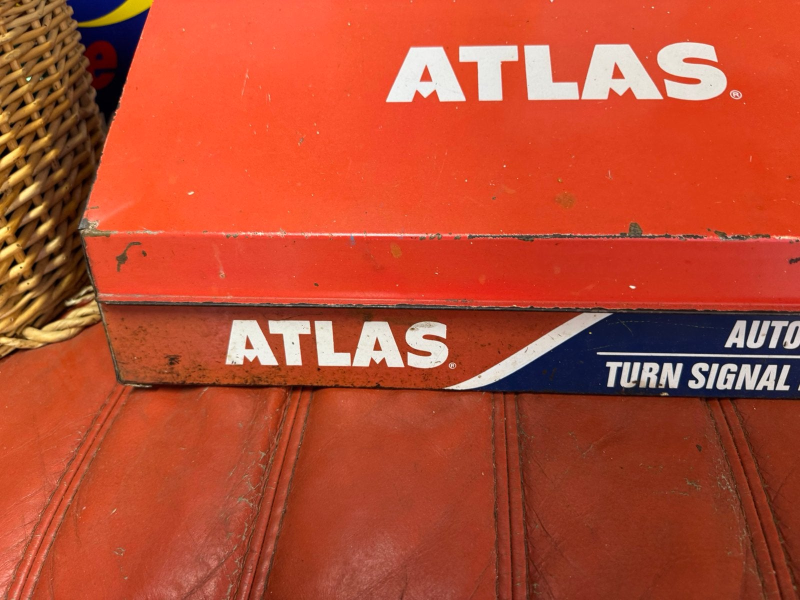ATLAS auto lampen reclame display, Ophalen, Gebruikt, Verpakking