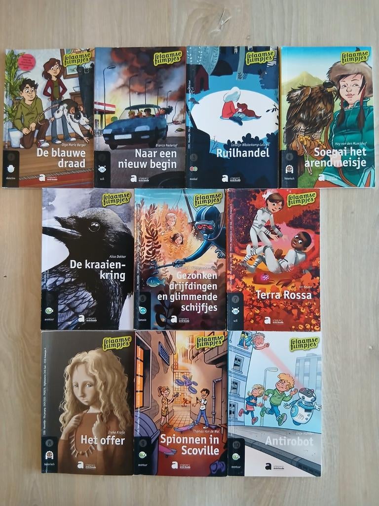 Leesboeken/kinderboekenpakket (1), het 5de en 6de leerjaar, Boeken, Ophalen, Zo goed als nieuw
