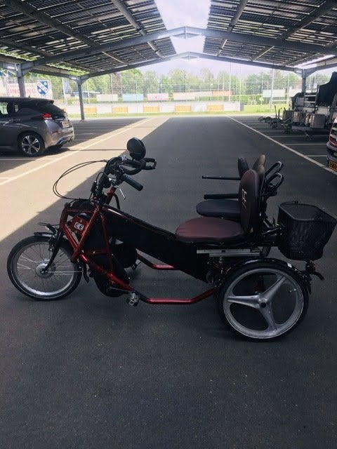 PF Mobility Side by Side Duofiets Elektrisch, Fietsen en Brommers, Fietsen | Driewielfietsen, Ophalen of Verzenden