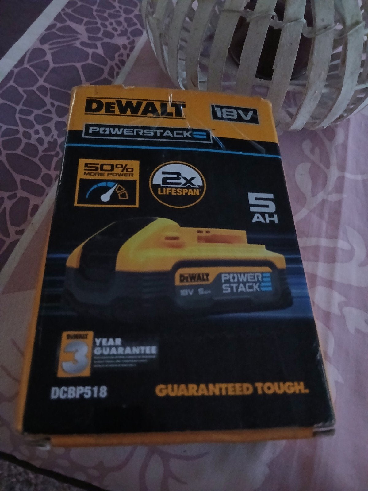 Dewalt 18v, Enlèvement