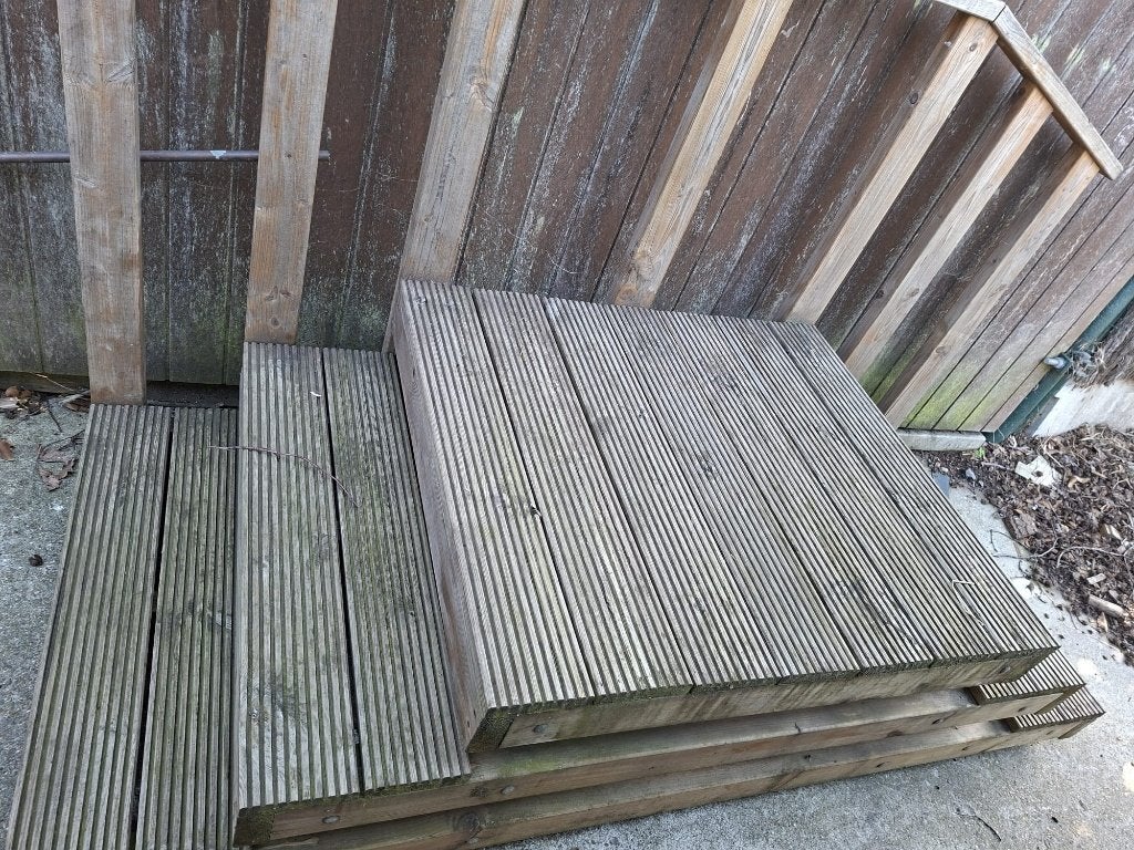 escalier de caravane, Enlèvement, Utilisé